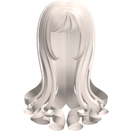 🤍 dreamy curly long fairy hair platinum blonde