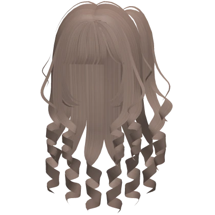 ♡ cutecore long hair twirly kawaii caramel addon