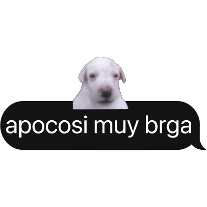 apoco si? globo de texto