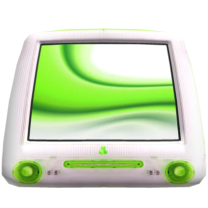 Frutiger Aero Computer Head [Green]