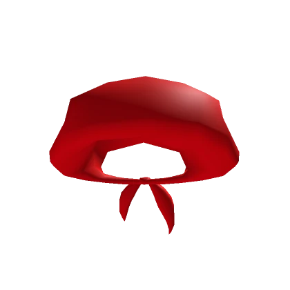 Head bandana [Plain Red]