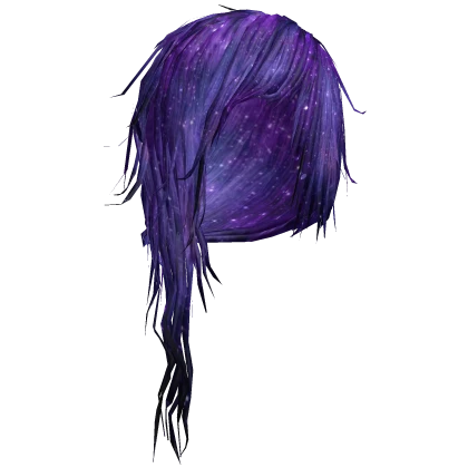Messy Wavy Sidewept Hair ~ Galaxy