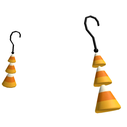 Candy Corn Earrings