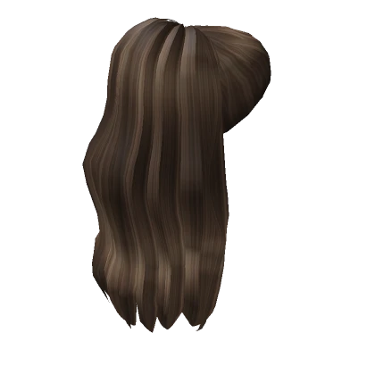 Long Wavy Ponytail in Brown