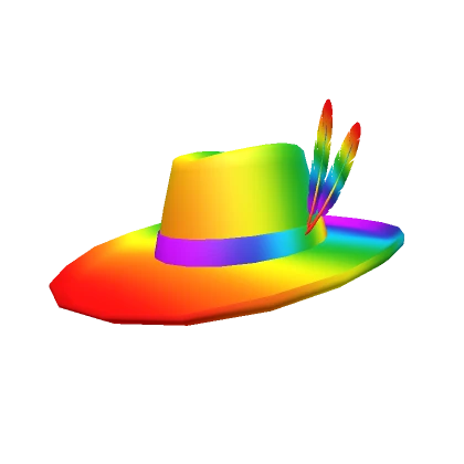 Rainbow Fedora