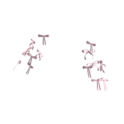 ♡ Cute dainty coquette arm ribbon bows in pink 🎀