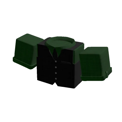 Green Shirt & Formal Black Vest {1.0}