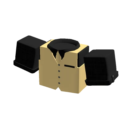 Black Shirt & Formal Golden Vest {1.0}