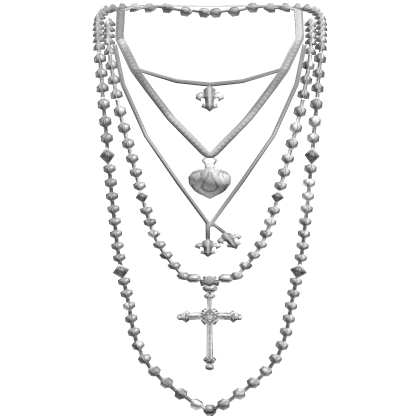 Long Silver Cross Necklace 3.0