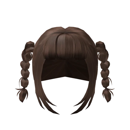 Brown Mini Braided Pigtails