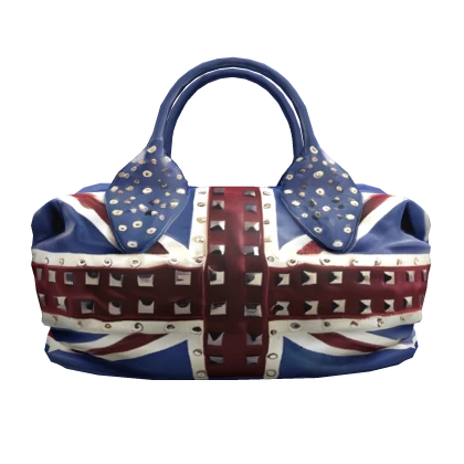 Vintage Studded Union Jack Bag