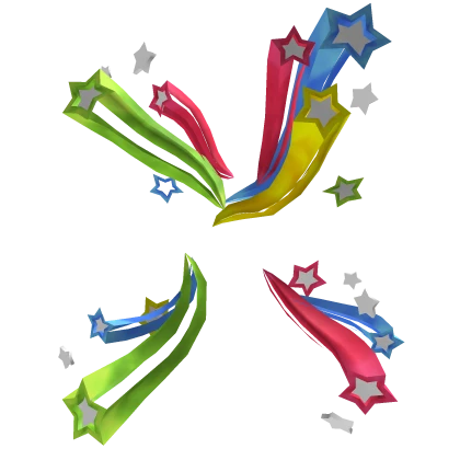 Y2k Frutriger Metro Rainbow Stars Vector Aura