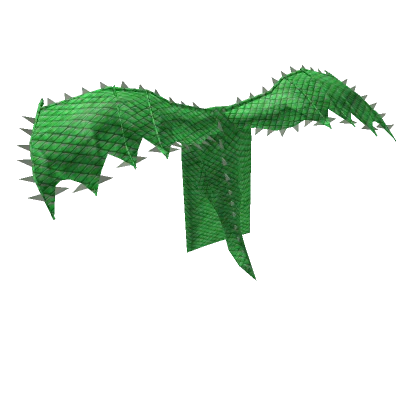 Green Scales Dragon Wings Tail