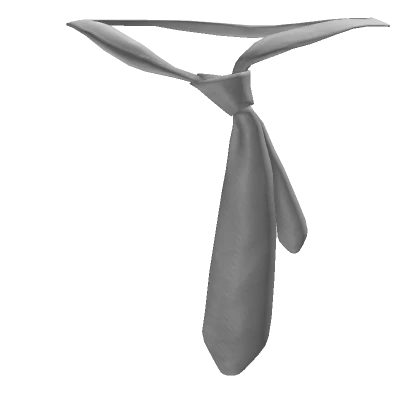 White Loose Neck Tie 1.0