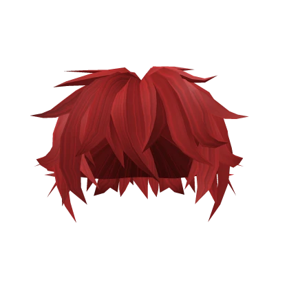 Red Messy Bedhead Hairstyle