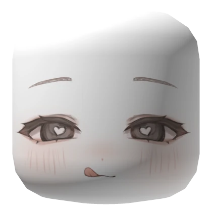 yummy kawaii heart eyes anime face