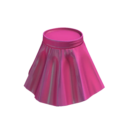 Plastic Skirt - Hot Pink