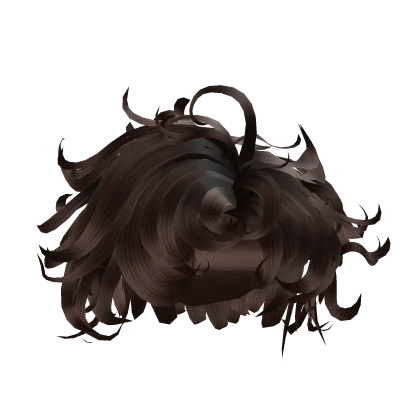 Wavy Messy Anime Boy Hair Brown