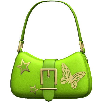 neon green brat purse