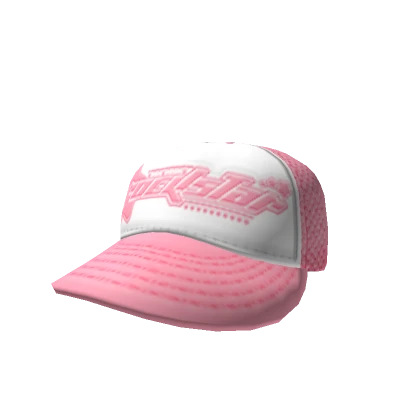 PINK ROCKSTAR Y2K TRUCKER CAP