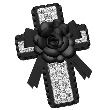 cute gothic lace cross right