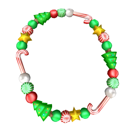 Christmas Bead Necklace - 3.0