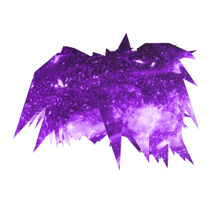 Purple Galaxy Space Scene Hair