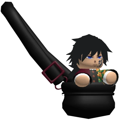 Tomioka plushie in bag