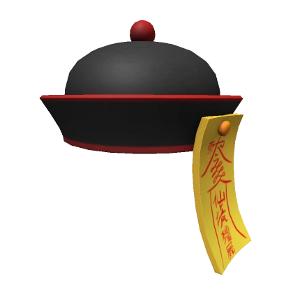 Red Rotated Vampire Talisman Hat