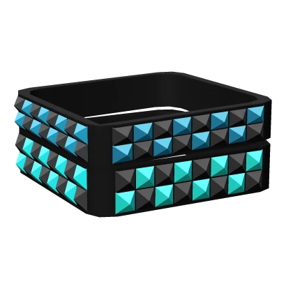 R6 Ocean Spiked Scene Bracelets [Right]