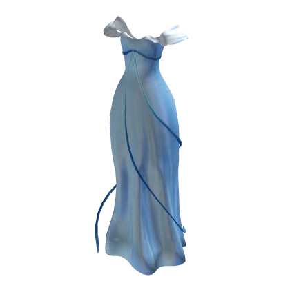 Princess Blue Flowy Ribbon Dress ✨ Bridgerton