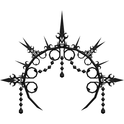 Royal Black Scissor Headpiece