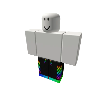 Rainbow Off White Pumpkin Smile Halloween Cartoony