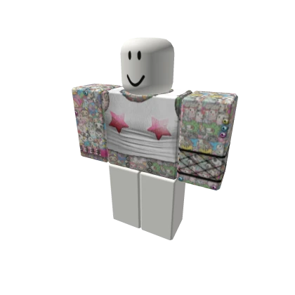 white top with decorative stars