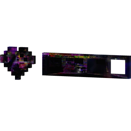 Animated Glitch Colourful 8-Bit Hp Bar