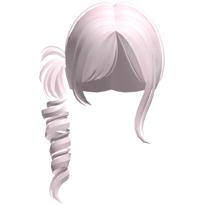 ♡ : pink small side ponytail