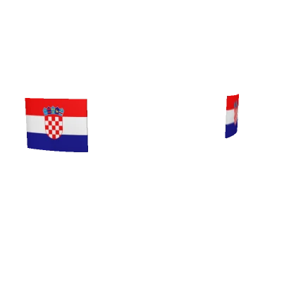 Croatia face stickers