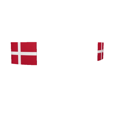 Denmark face stickers