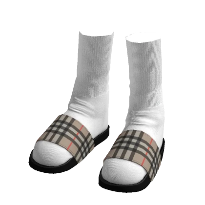 Beurberry Socks and Slides