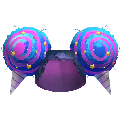 ☁️🍭Cotton Candy Sweet Afro Buns