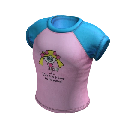 Retro/Vintage Tee | Blue & Pink