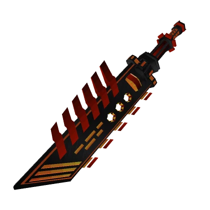 Cyberpunk Sword Dark Red