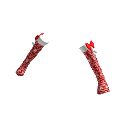 Christmas Patterned Arm Warmers