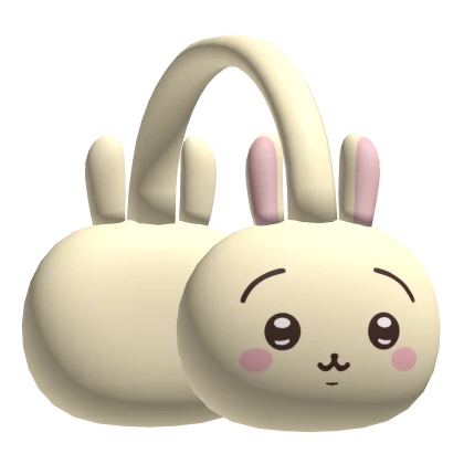 Cute Yellow Usagi Chiikawa Bunny Earmuffs