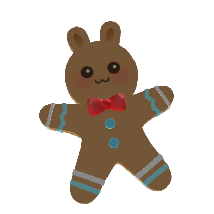 Cute Gingerbread Bunny