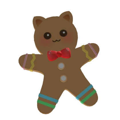 Cute Gingerbread Kitty