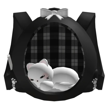 ♡ : soft cat backpack carrier (3.0)┊black