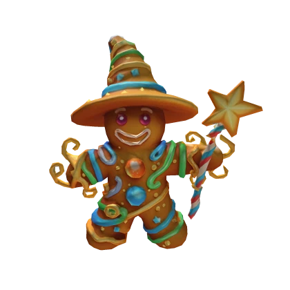 Christmas Wizard Gingerbread (Right)