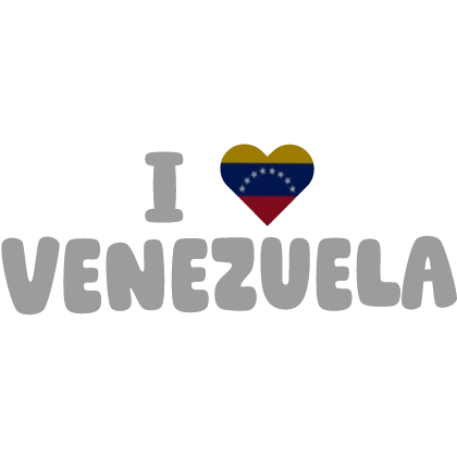 [🇻🇪] I ❤️ Venezuela Sign