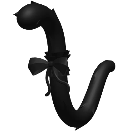 Cute Black Maid Kitty Tail